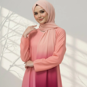 Sunset Ombre Abaya Set