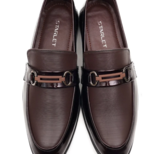 Starlet Men's Leather Bit Loafers - Brown