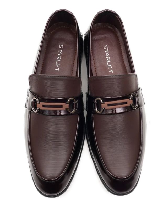 Starlet Men's Leather Bit Loafers - Brown