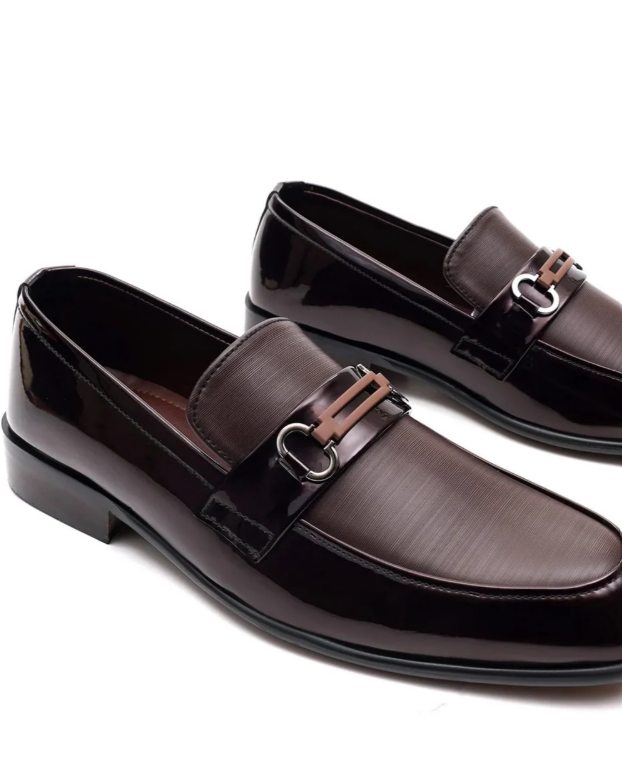 Starlet Men's Leather Bit Loafers - Brown - Image 3