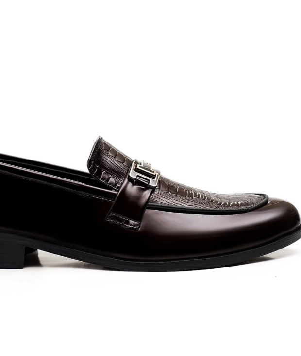 Starlet Men's Leather Bit Loafers - Brown - Image 2
